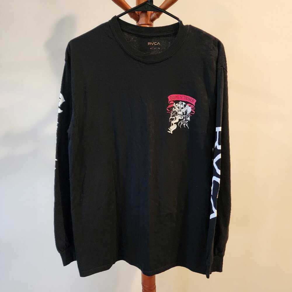 RVCA Guns and Roses Long sleeve t-shirt size M